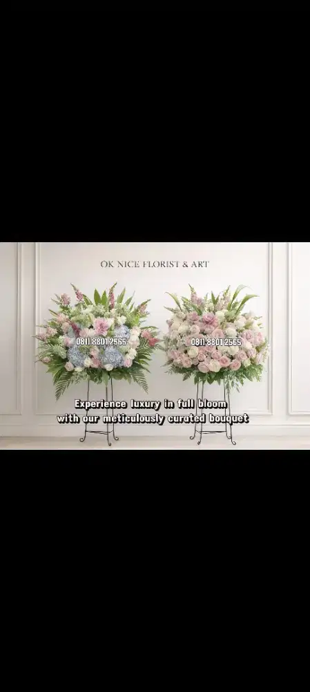 Hand bouquet, papan bunga dukacita wedding