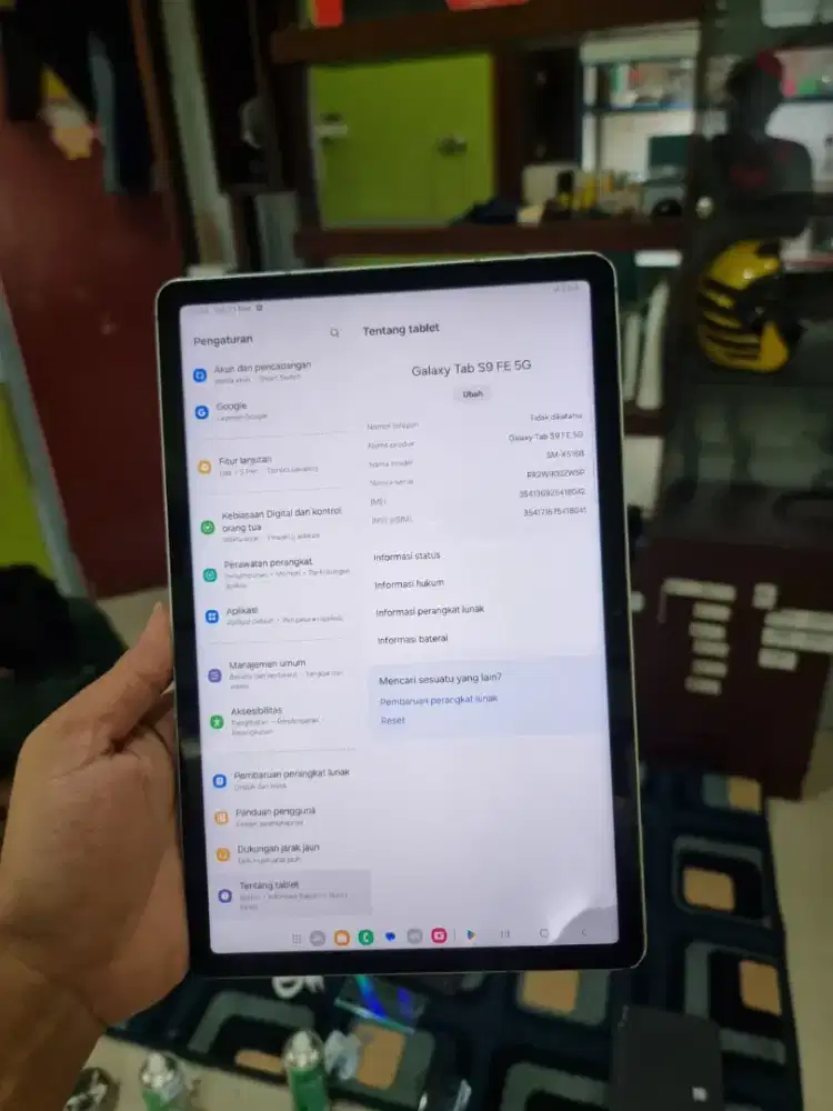 Samsung tab s9 fe 5G 6/128 gb
