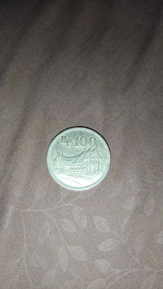 Dijual coin 100 Perak rumah Gadang 1973