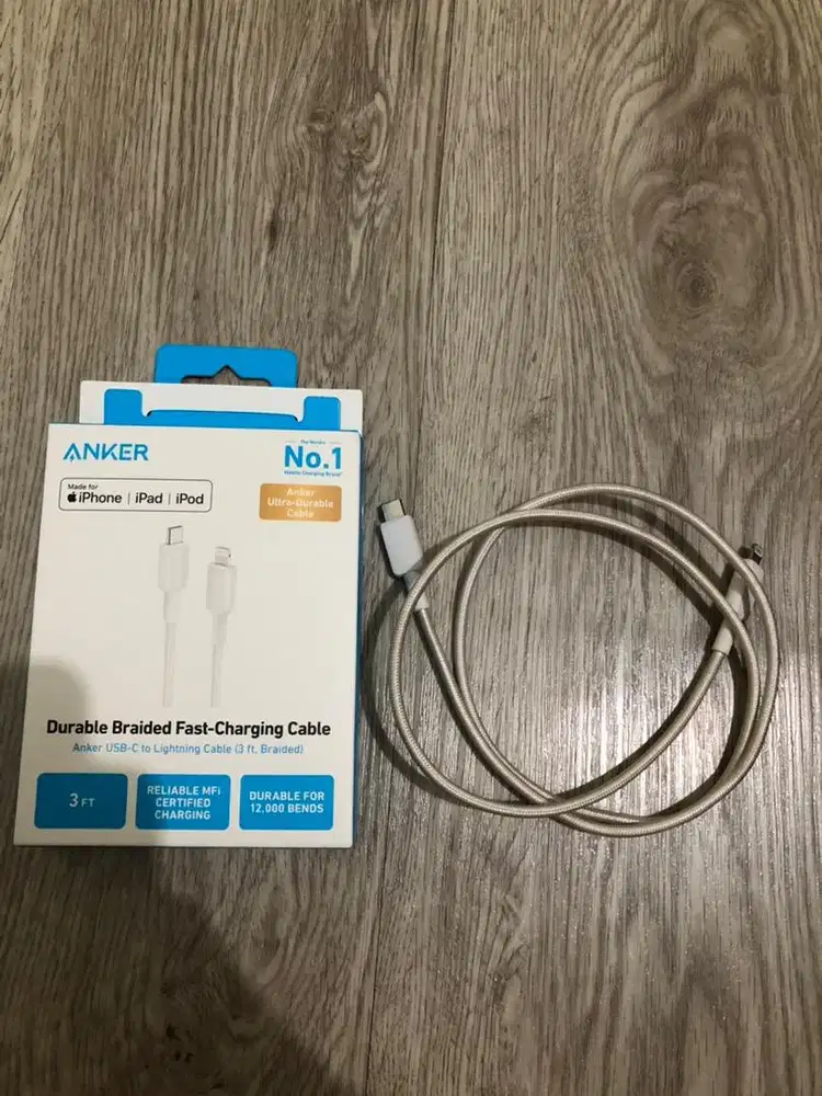 Anker kabel iphone type c to lighting