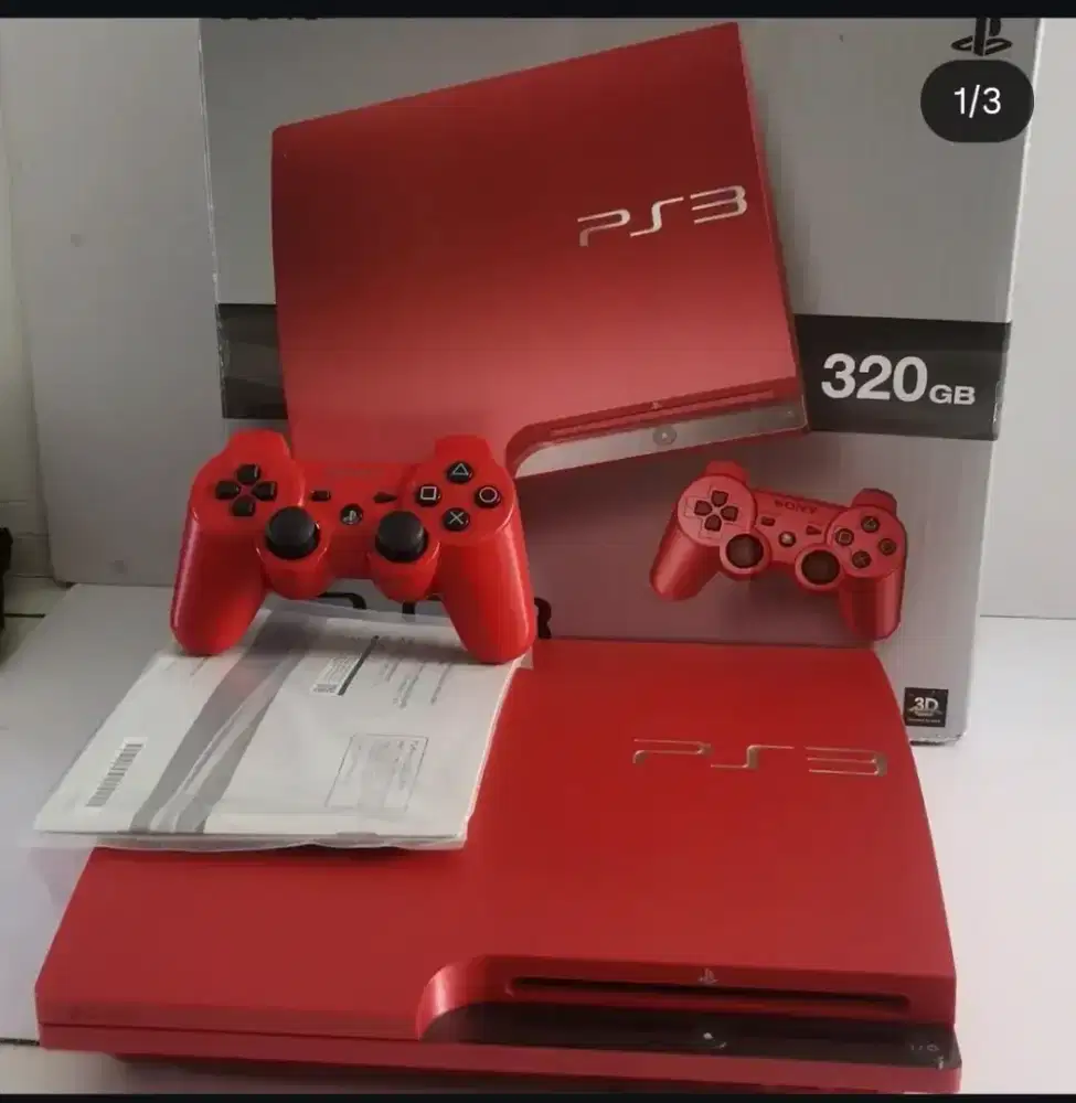 PS3 slim red 320GB