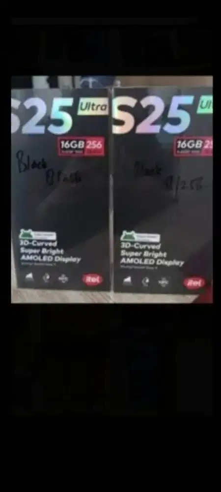 Itel S25 ultra 8/128 layar lengkung