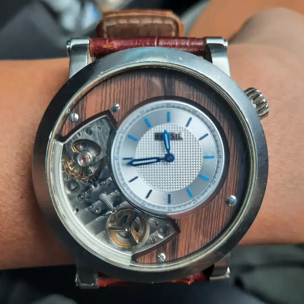 Jam Fossil Men Pria Twist ME1072 Second Asli (Original)