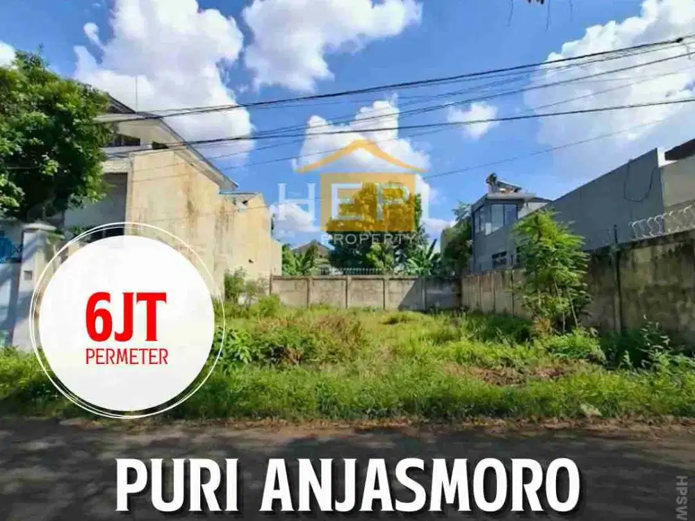 Tanah Kavling Strategis Jalan Semi Raya Puri Anjasmoro Semarang