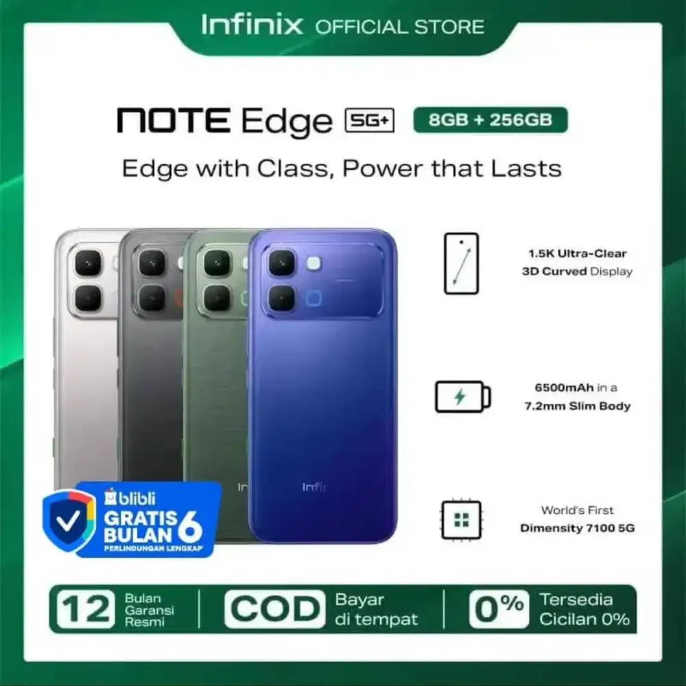 Infinix Note Edge Mulai dari Rp274.917