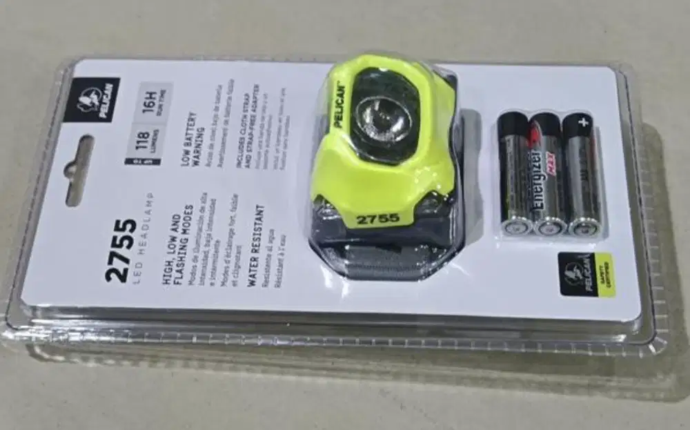Pelican 2755 LED Headlamp Senter Kepala Explosion Proof Headlight LED
