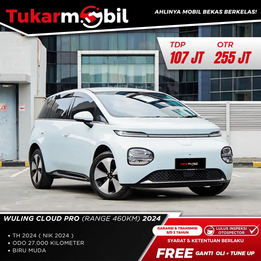 WULING CLOUD EV pro (Range 460KM) tahun 2024