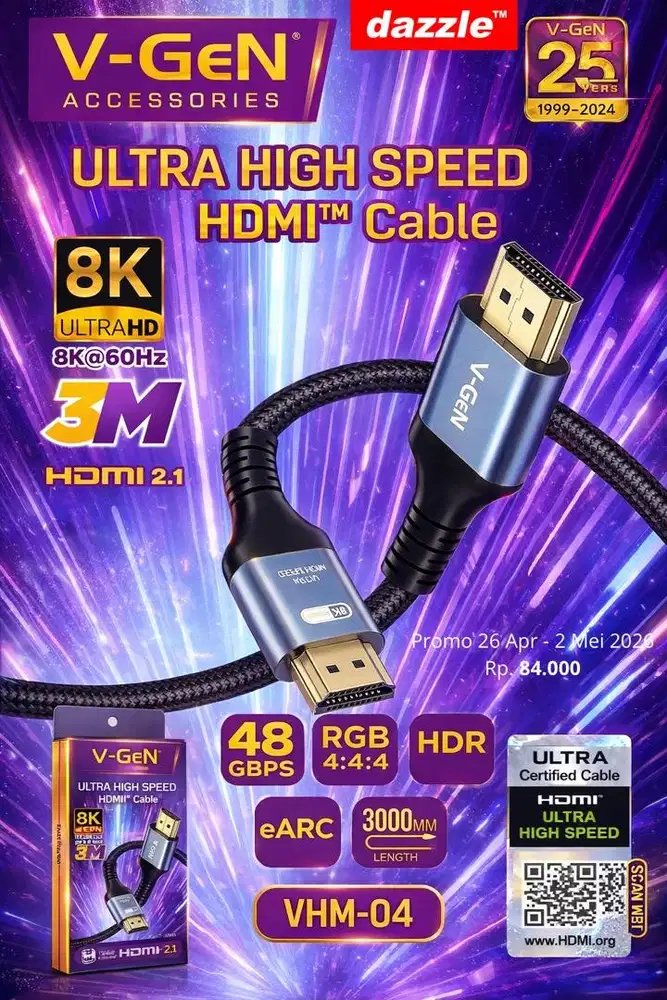 Kabel HDMI VHM4