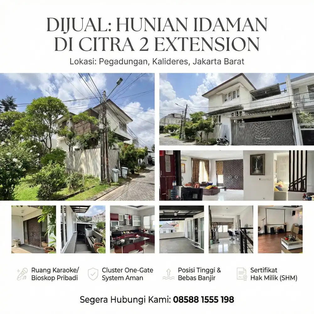 Rumah nyaman di Citra 2 Ext blok Bi07pos 12