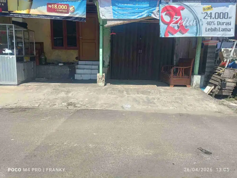 rumah pinggir jalan di Benggala kota serang banten