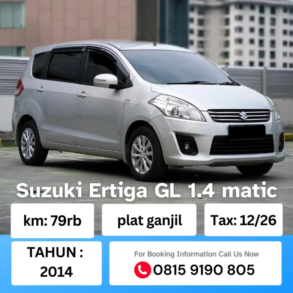Suzuki Ertiga GL 1.4 matic tahun 2014