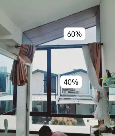 Stiker tolak panas riben sticker kacafilm ryben Kaca Film kantor rumah