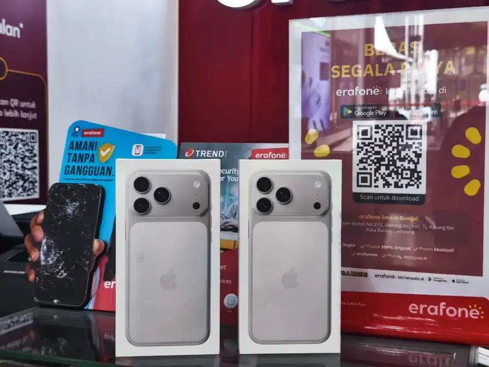 ​[STOK TERBATAS] iPhone 17 Pro Max Silver Resmi iBox - Siapa Cepat!