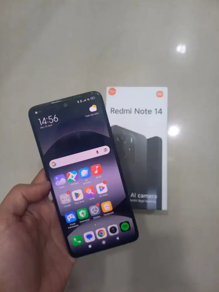 Xiaomi redmi note 14 4g 8/256 bh 100% garansi maret 2027