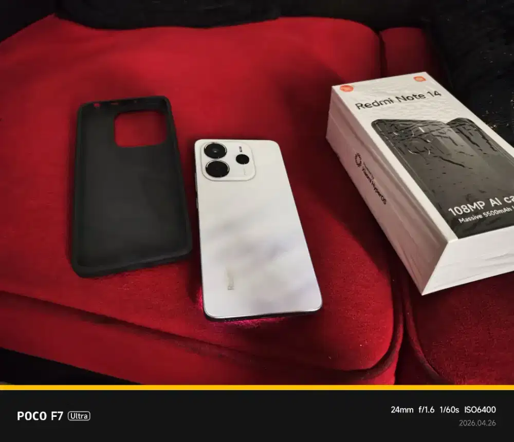 Redmi note 14 4g 8/256 baru 3 bulanan fulset