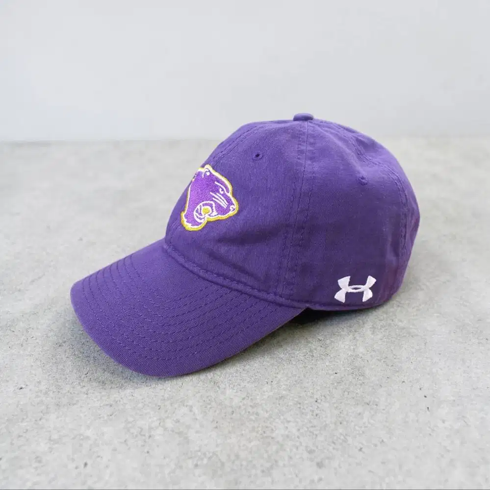 Under Armour Purple Baseball Golf (Topi Pria Snapback Hat Vintage Cap)