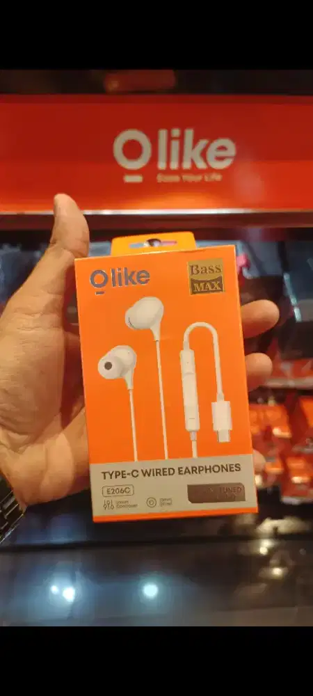 Headset kabel type C merk OLIKE E206C