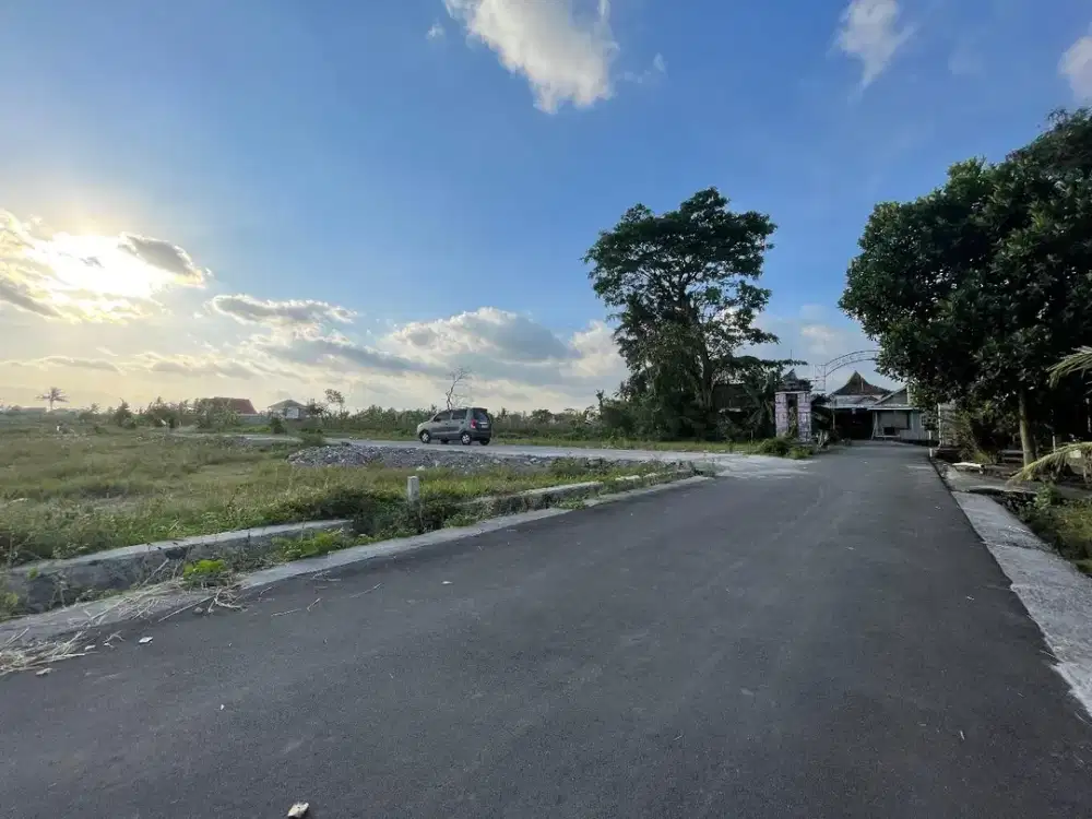 View Sawah & Merapi! Tanah Kaliurang KM 10 Mulai 3 Jutaan/m²