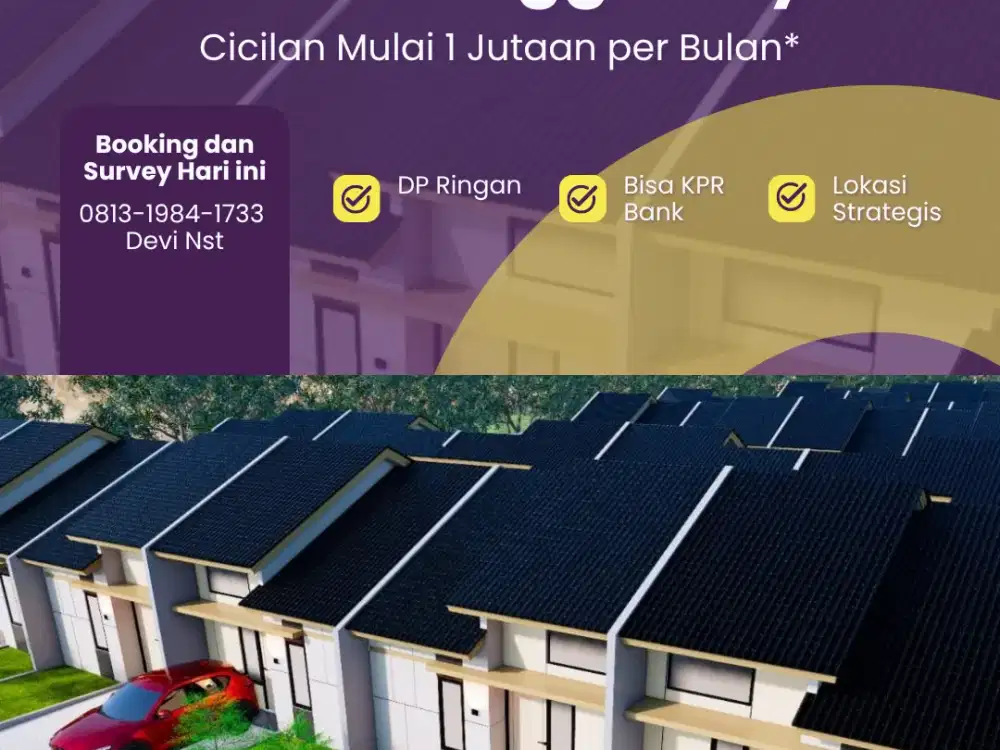35rb/Hari Sudah Bisa Miliki Rumah Subsidi Rasa KomersiL ini