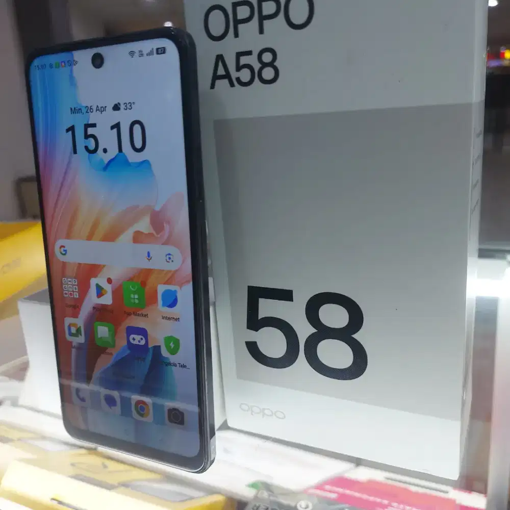 Oppo A58. Ram 6./128. Muluss fullsett siap.pamai