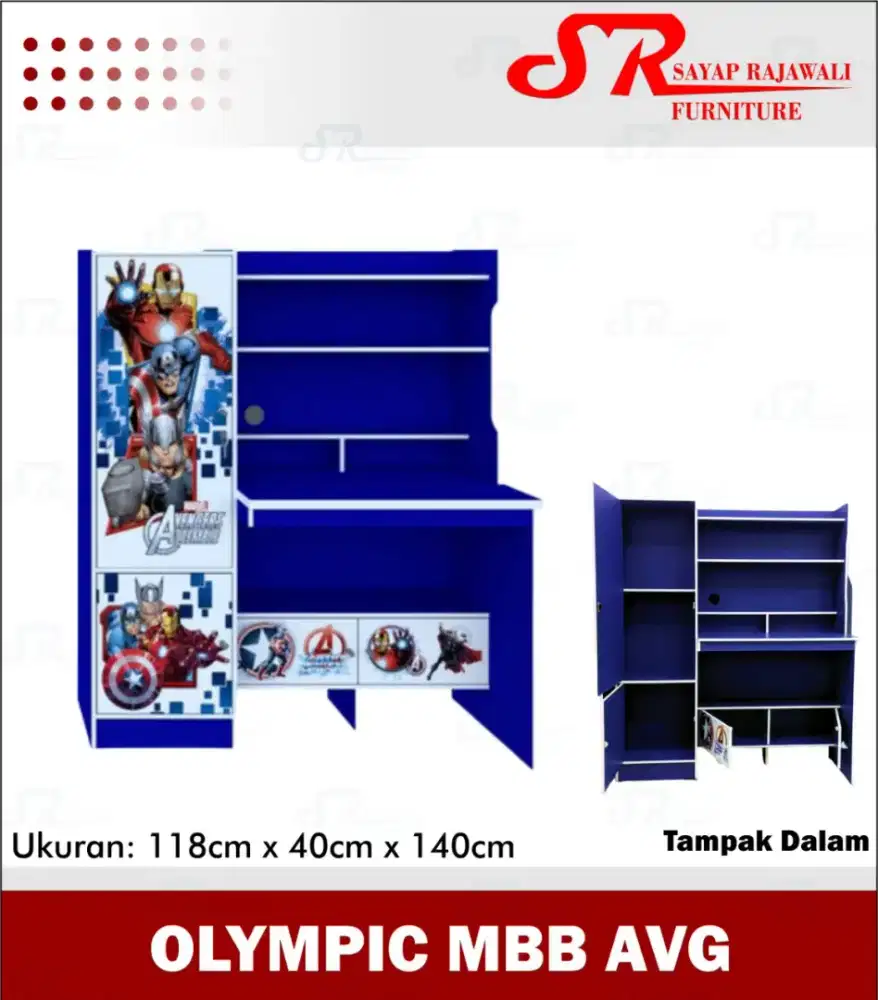 Meja Belajar Karakter Anak Murah Area Jogja (dwi)