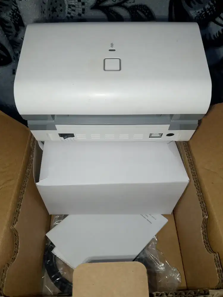 Printer thermal label resi 80mm bluetooth