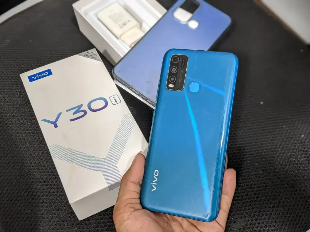 Vivo Y30i Ram 4/64GB Lengkap Ori Masih Lcd Bawaan