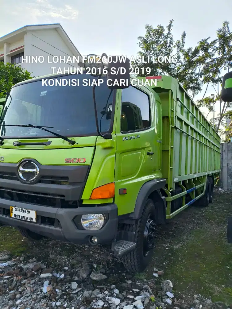 HINO LOHAN FM260JW ASLI LONG 6X4 BAK BESI TRONTON ISTIMEWA SEKALI