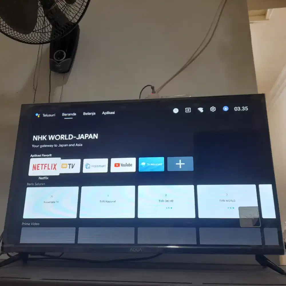 TV AQUA 32inc masih baru2 bulan