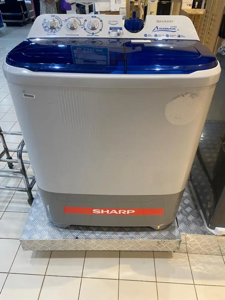 Mesin cuci SHARP 2Tabung 9KG 400Watt