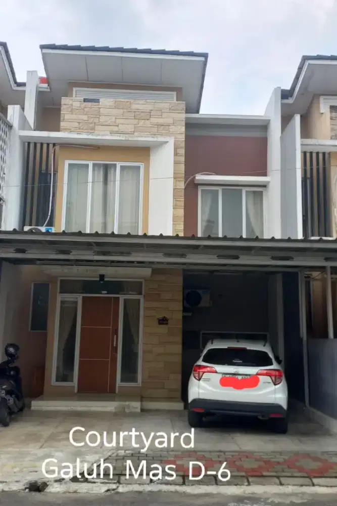 Disewakan Rumah di Cluster Courtyard Galuh Mas depan RS.Primaya