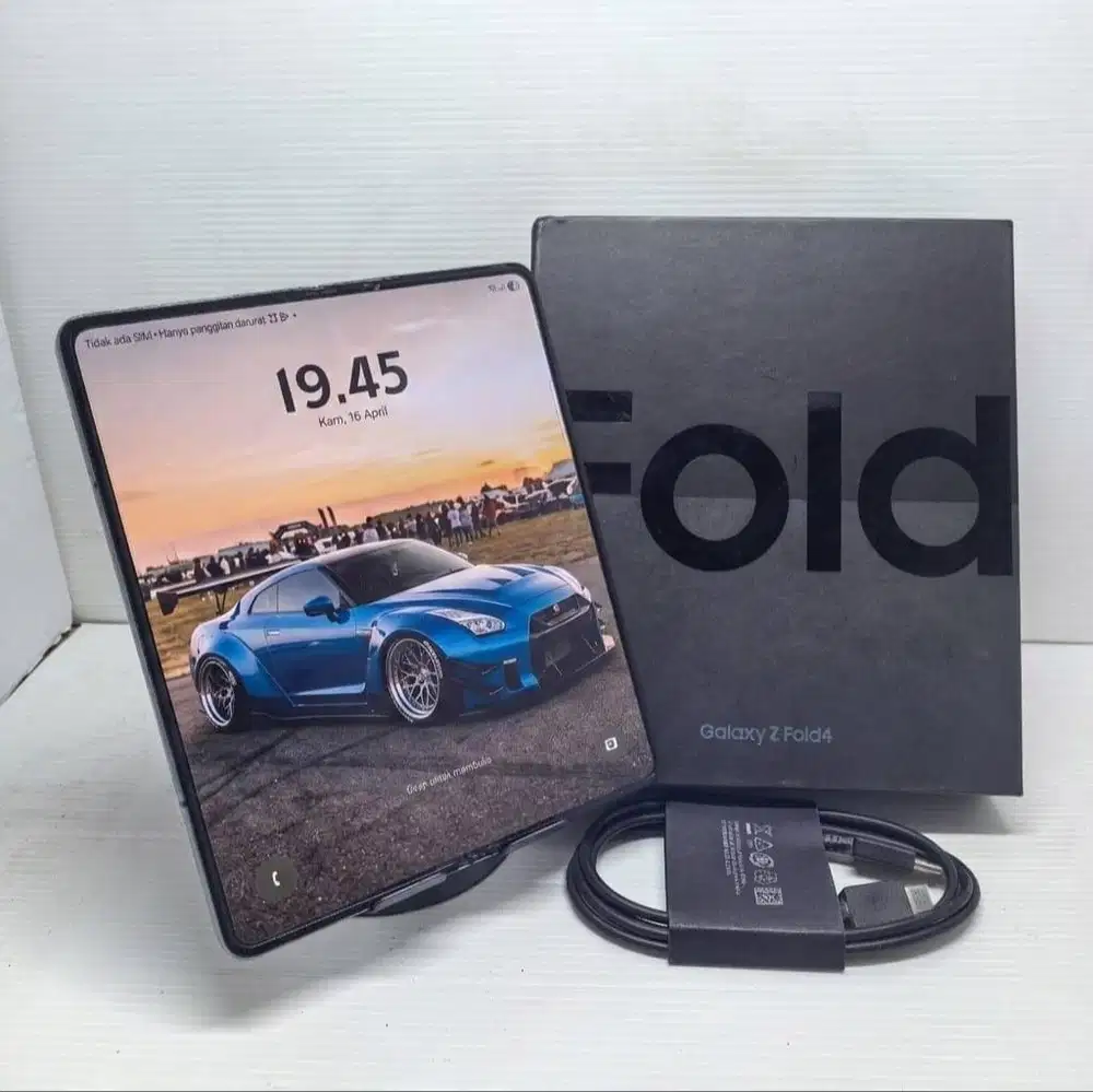 SAMSUNG GALAXY Z FOLD 4 5G 12/512 GREYGREEN RESMI SEIN  NO MINUS LENG