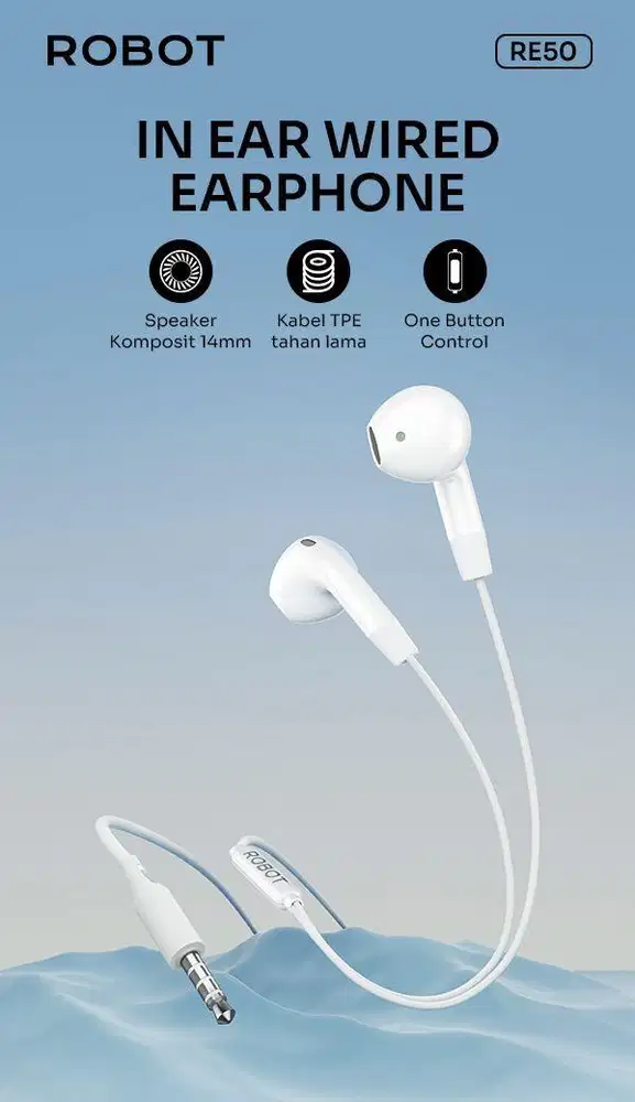 EARPHONE CABLE ROBOT RE50