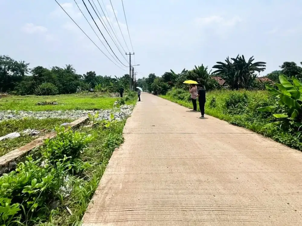 Tanah Kavling Tepi Jalan Cisauk,Dekat Hiera dan Stasiun Jatake