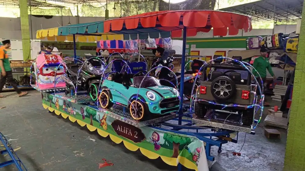 kereta lantai thomas fiber odong odong fiber - bisa cod