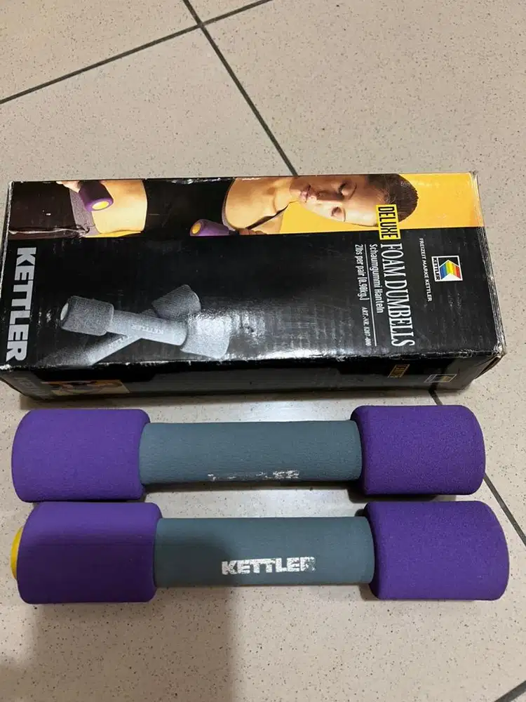 KETTLER brand foam dumbbells
