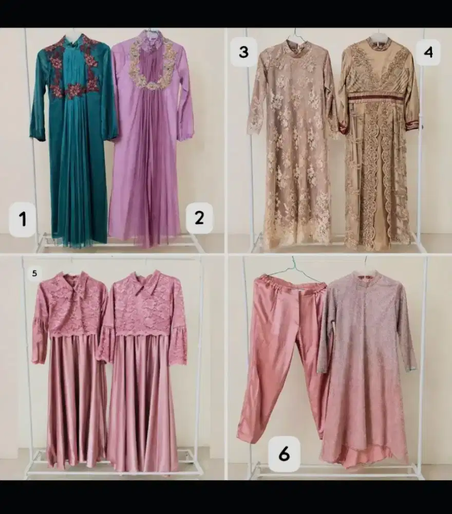 Pre loved baju gamis jarang pakai