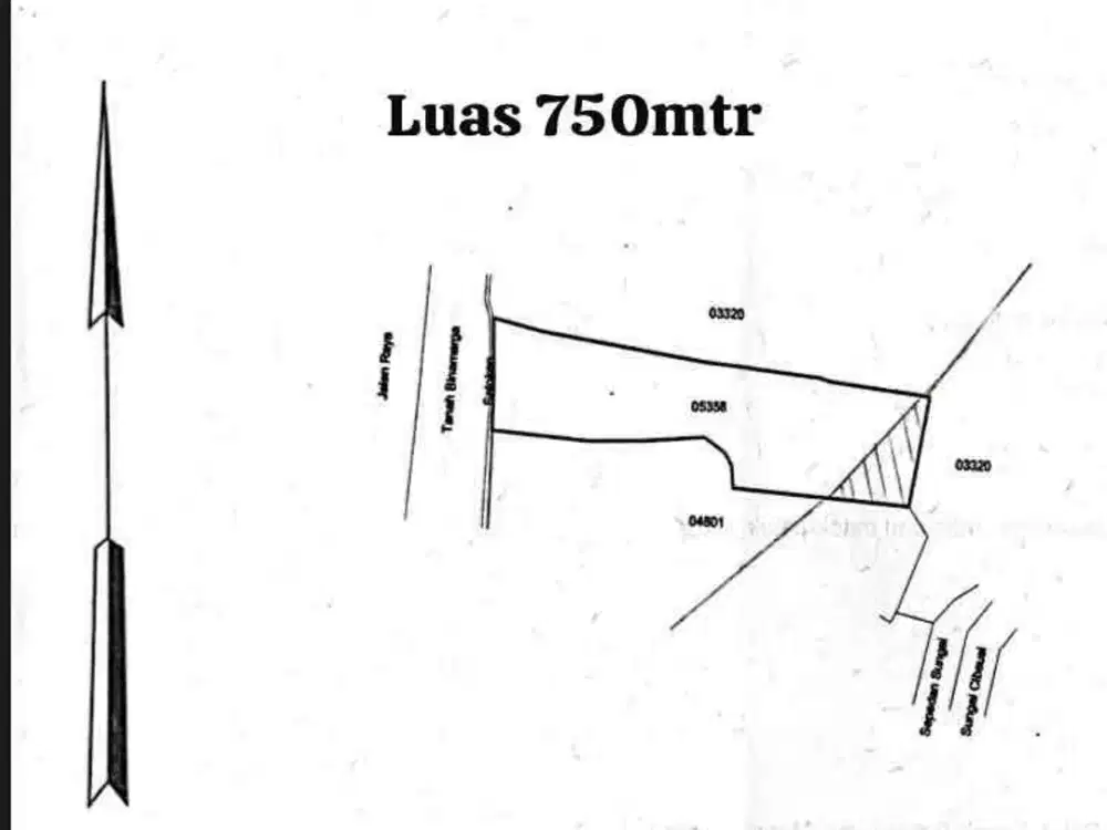 For Sale Kavling
Mainroad Cileunyi

LT 1978 +750
2 sertifikat
tanah sawah

SHM

hrg 6jt /mtr nego 

LN