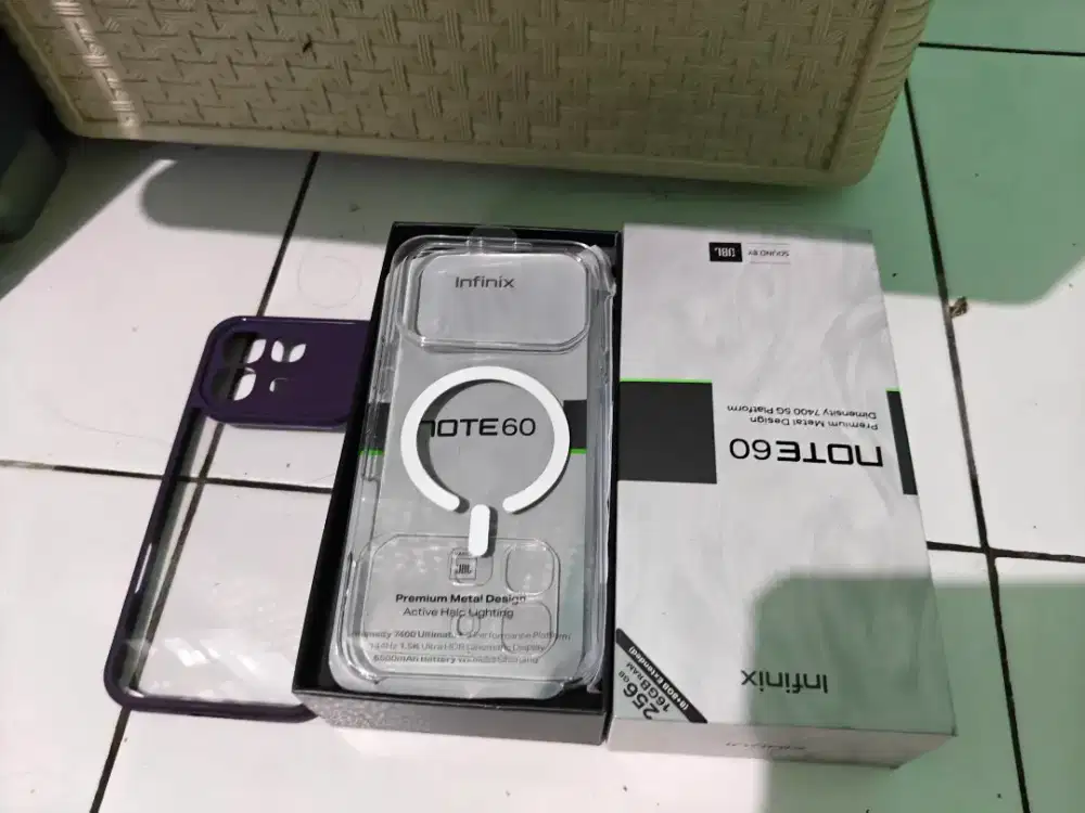 Infinix note 60 5G fullset mulus