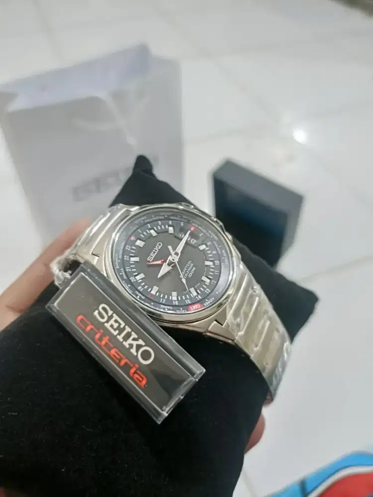 Seiko Classic SLT097P1 SLT097 Perpetual Calender Stainless Steel Ori