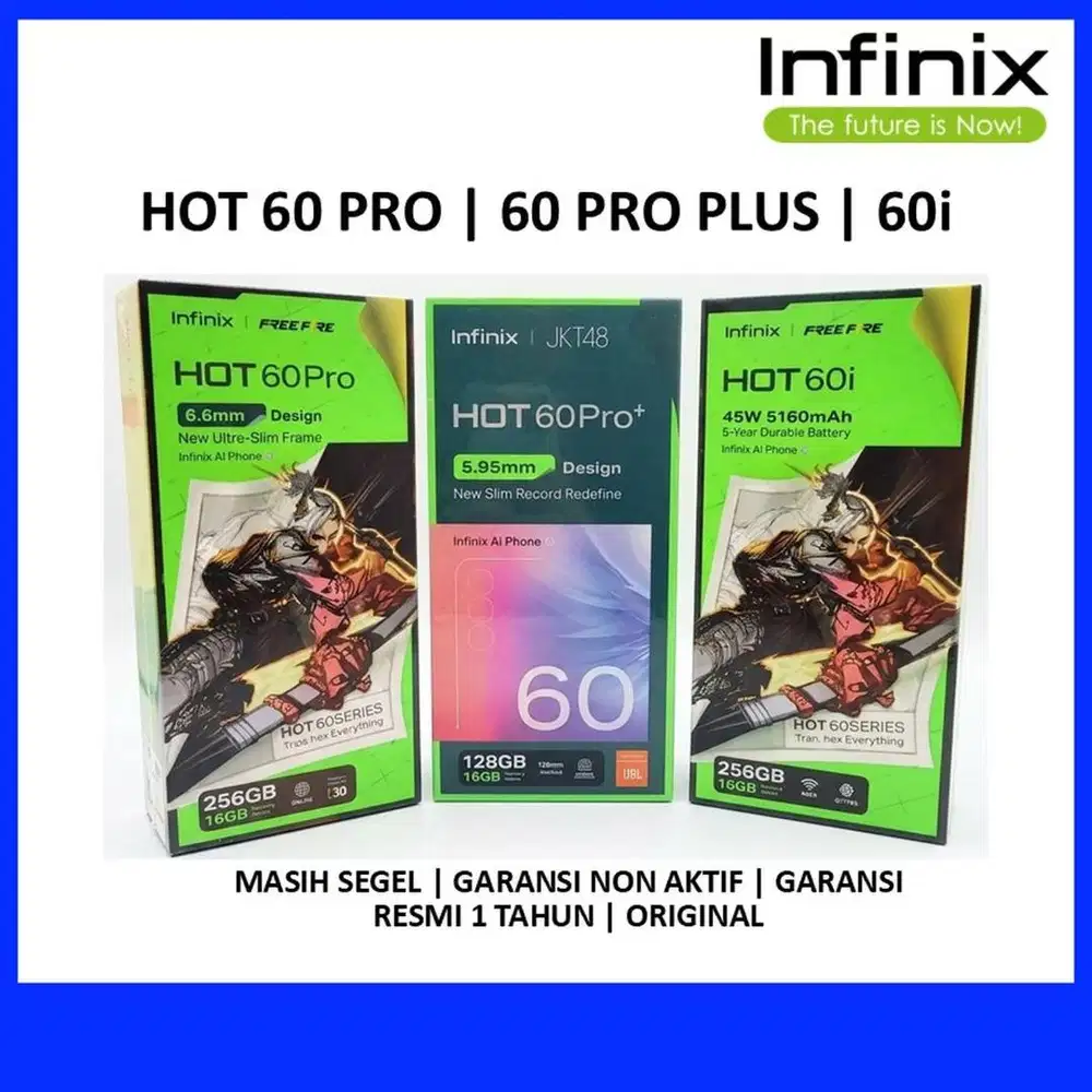 NEW Infinix Hot 60 Pro Plus / Hot 60 Pro / Hot 60i 8GB 128GB 256GB