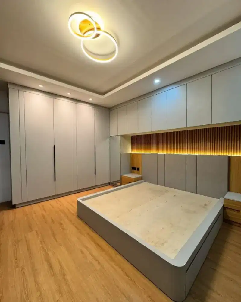 PERLENGKAPAN USAHA KITCHENSET BACKDROP TV PARTISI RAK LEMARI NAKAS DLL