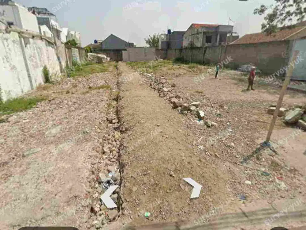 Tanah Kavling mini Cluster Luas 1060 SHM borongan strategis bebas banjir Pondok Aren