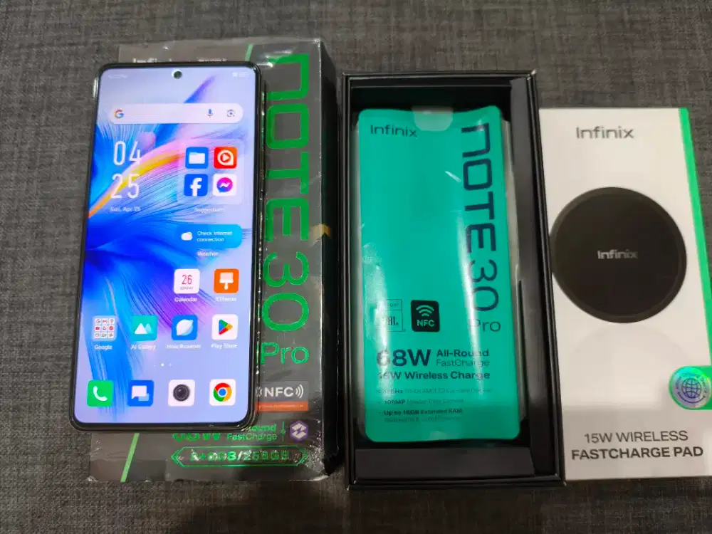 Infinix Note 30 Pro 8/256 Full Set Ori 99% Like New