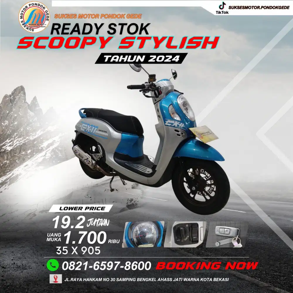 SCCOPY STYLISH  TAHUN 2024 KTP DAERAH PASTI BISA CASH KREDIT