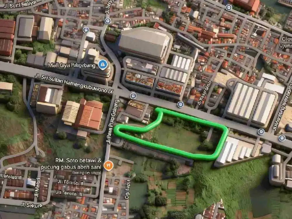 TANAH STRATEGIS RAYA PULO GEBANG CAKUNG JAKARTA TIMUR