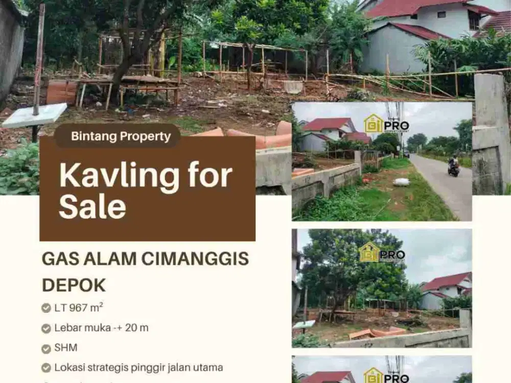 dijual lahan kosong nempel pinggir jalan cocok untuk usaha