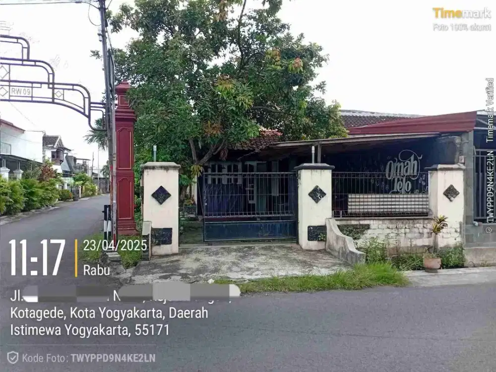 Rumah murah, strategis, dalam kota yogyakarta ( kotagede ) cocok utk resto, cafe, kost2an atau hunian dkt pusat kerajinan perak, Malioboro