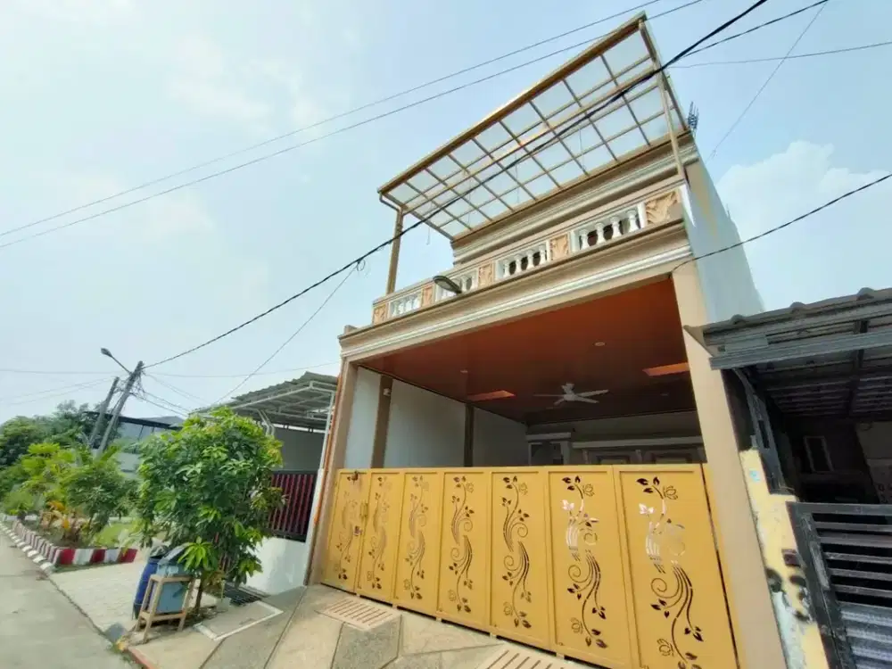 HUNIAN 3 LANTAI MEWAH TERDAPAT KOLAM RENAG DI PERUMAHAN VIDA BEKASI BUMIPALA, MUSTIKAJAYA