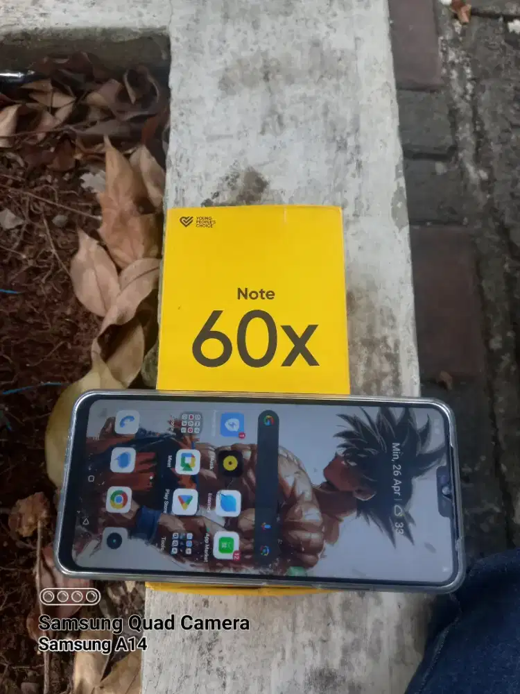 Realme note 60x fullset